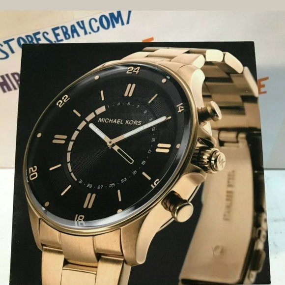 Mens Gold Michael Kors Hybrid Smart watch - Picture 5 of 6